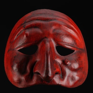 Venetian Mask,Pulcinella Mask,Mask of the Commedia dell&#39;Arte,Original Mask