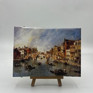 Oil On Canvas, The bridge of the three arches