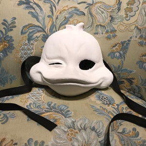 Venetian Mask, White Duck Mask