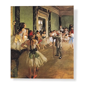 Oil On Canvas, The dance class – E. Degas
