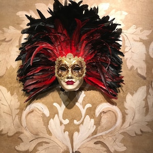 Venetian Mask,Princess of Feathers,Original Mask of Venice