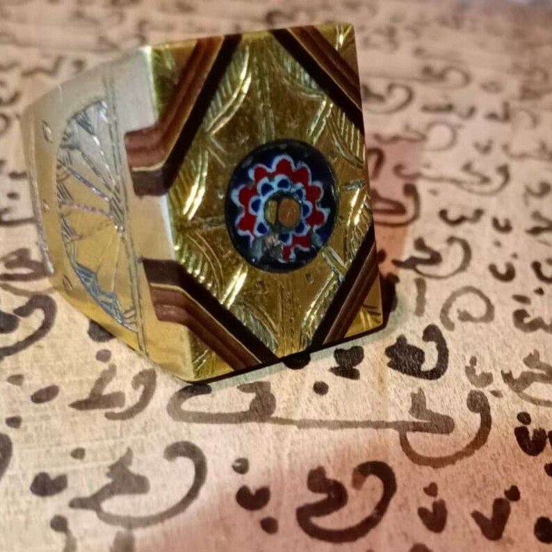 Spiritual Ring the Original Moroccan Sharia Stone Ring Very Etsy