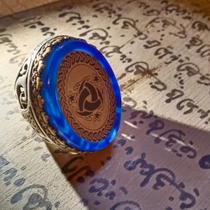 Powerful King Marid Djinn Ring of Wealth , Fortune and Prosperity