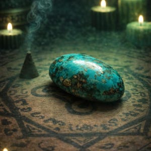 Hosseini Turquoise Ring Nishapuri Razzaqi Rare Green Turquoise Guaranteed to Change Livelihood and Money