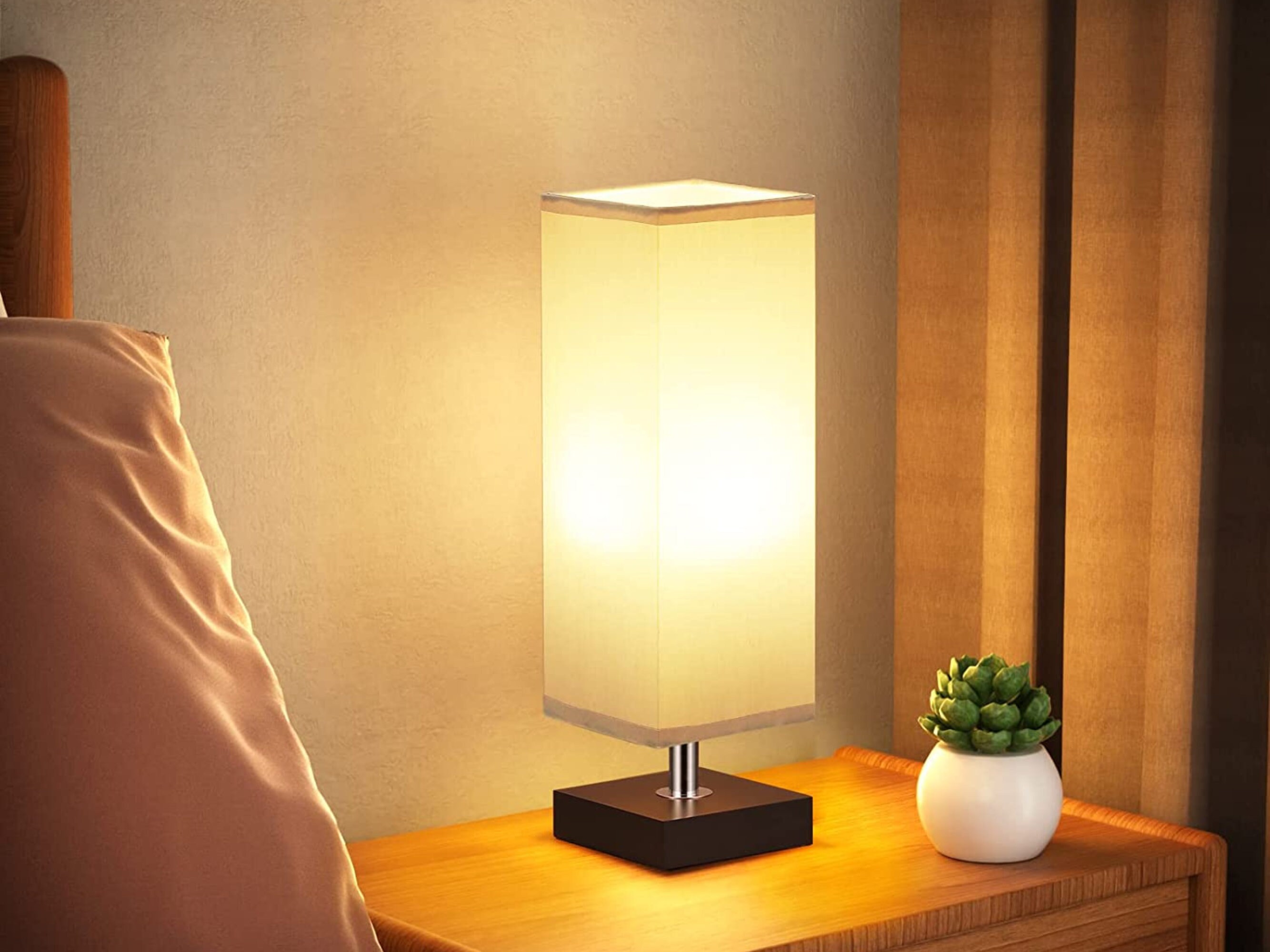 Mini LED Desks Table Lamp Foldable Kids Reading Night Light Bedroom