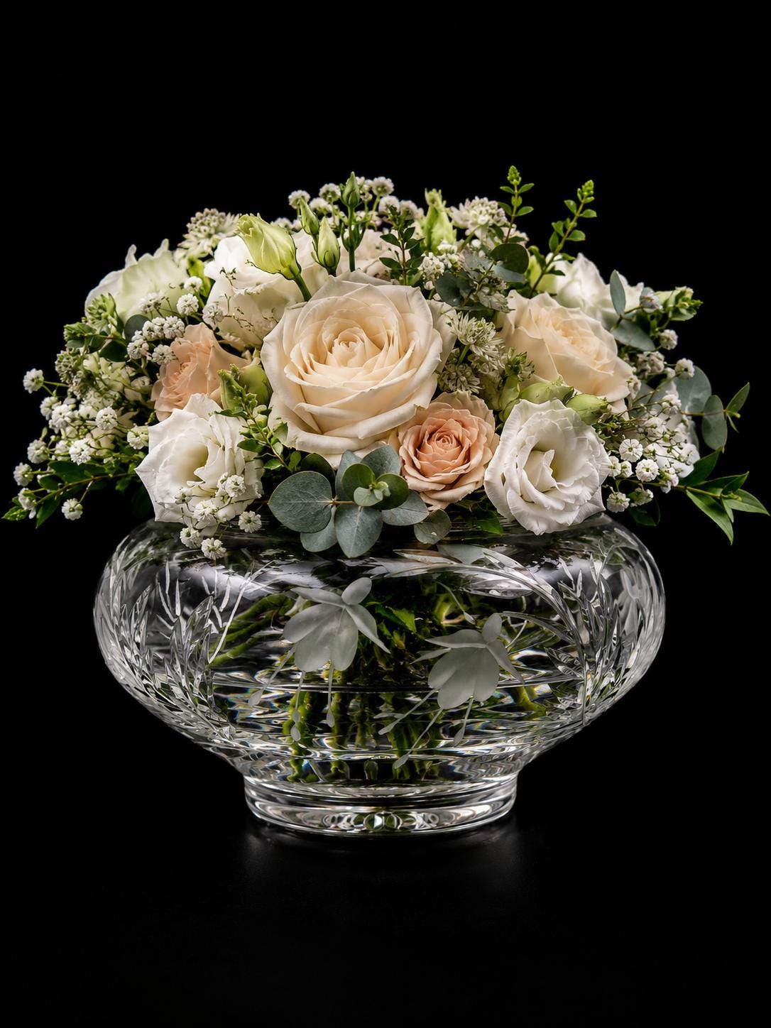 Stuart Crystal Cascade Vases - Etsy