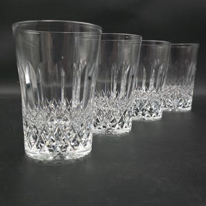 Set of 4 Galway Claddagh Irish Crystal Tumblers. 9oz.