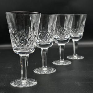 Waterford Lismore Crystal liqueur Glasses. 100ml set of 4