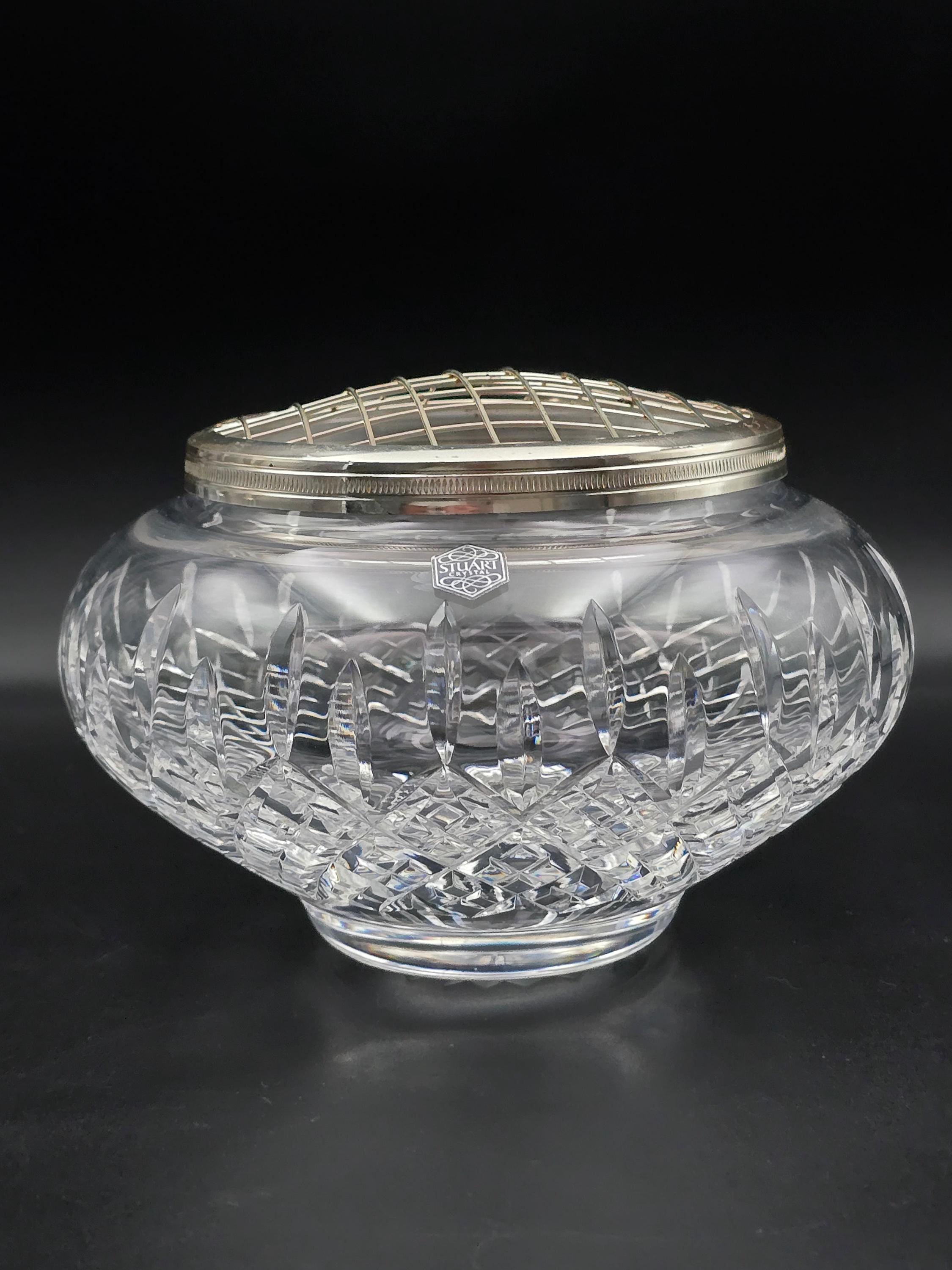 Stuart Crystal Rose Bowl - Etsy