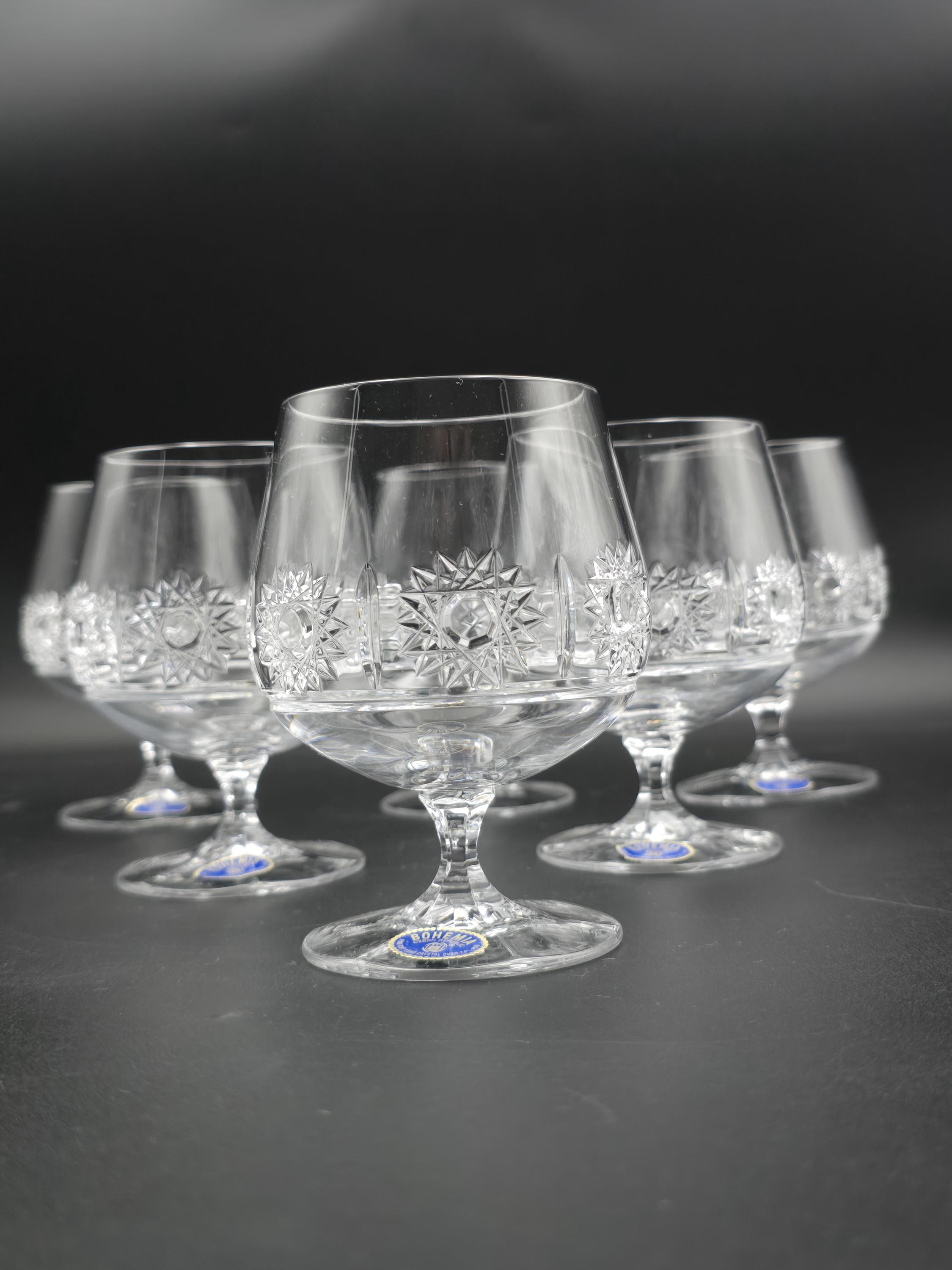 Bohemia Crystal Brandy Glasses - 