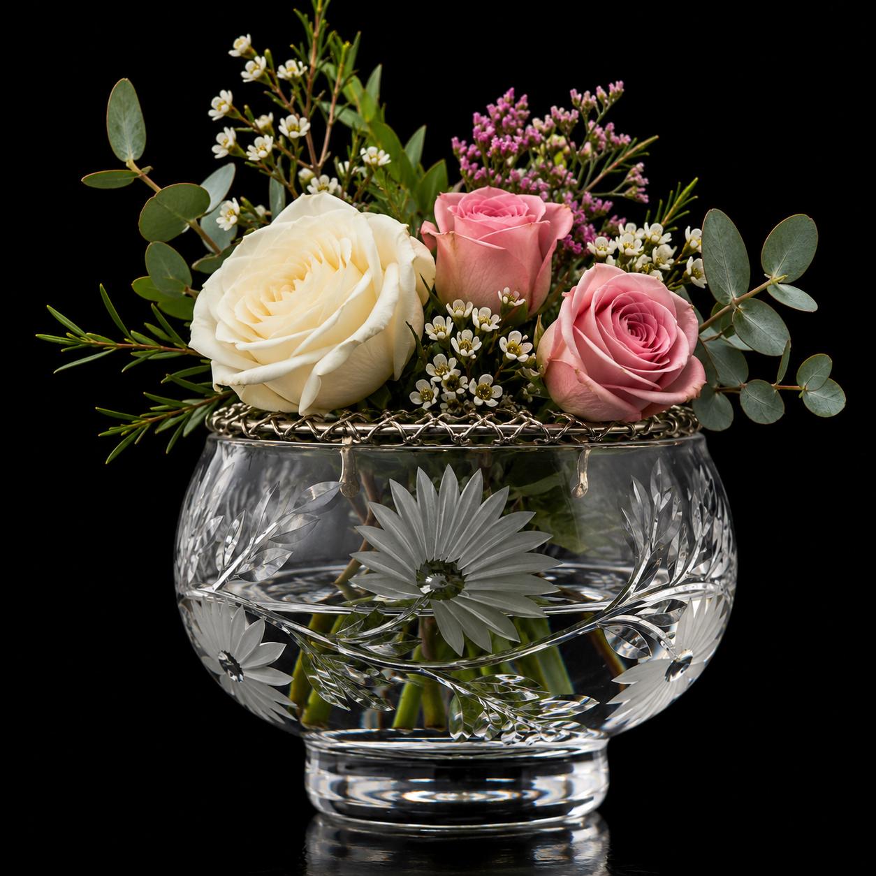 Antique crystal vase - Etsy 日本