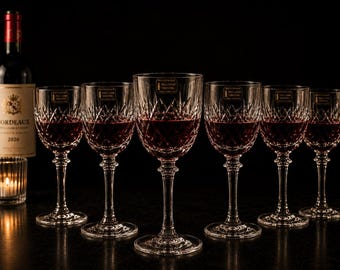 Whitefriars Crystal Glasses, Glacier Geoffrey Baxter Design