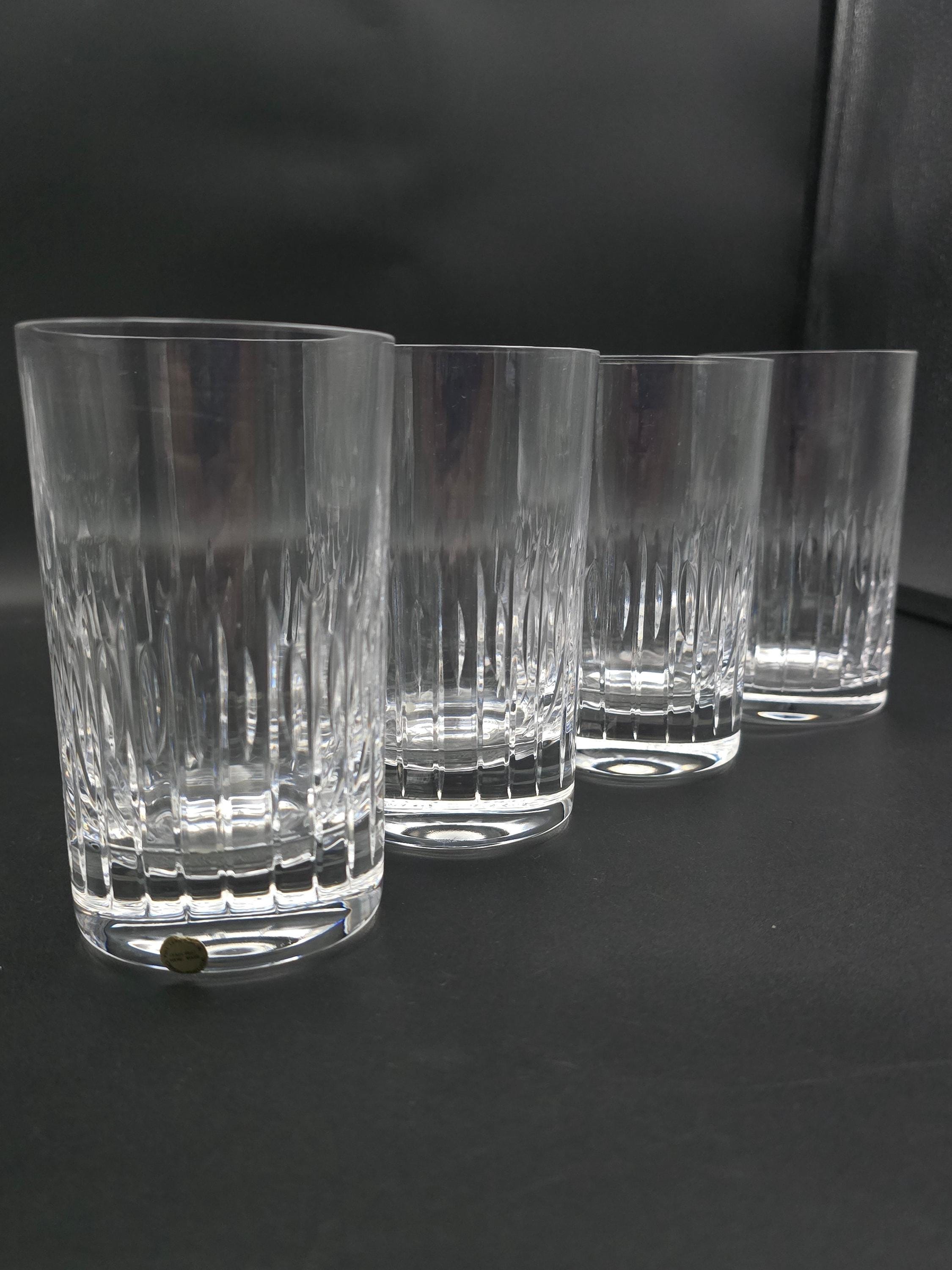 Vintage Tiffany & Co. Cut Crystal Grenada Highball Tumbler Glasses-set