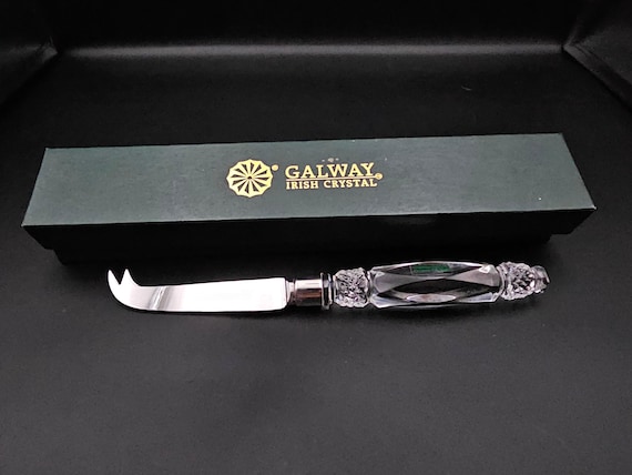 Galway Irish Crystal Cheese Knife. Boxed - Etsy