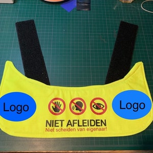 Neon Gele Hulphond cape hulphond hesje afbeelding 2