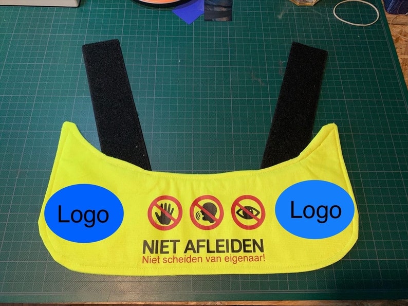 Neon Gele Hulphond cape hulphond hesje afbeelding 2