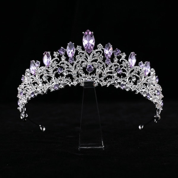 Tiara Purple Etsy