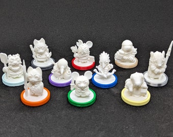 Root - hanmade painted figures for unofficial root tokens