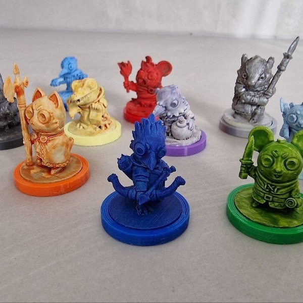 Root - hanmade painted figures for unofficial root tokens