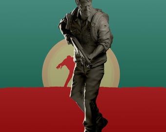 The Last of Us Miniatures Chico Zombicide / Wasteland / Walking Dead / TLOU / Joel The Last of Us
