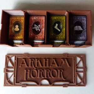 Arkham Horror Card Holder - Inserto cartas Arkham Horror - Organizador cartas Arkham Horror expansions - inserto para cartas personalizado