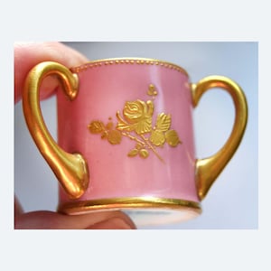 SEHR SELTENE 24K Gold Royal Doulton Miniature Tyg - Robert Allen Studio RA 3402 - c1902