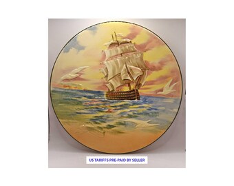 Royal Doulton H.M.S. The Victory Large Wall Plate Charger | 1941 | 34.5cm