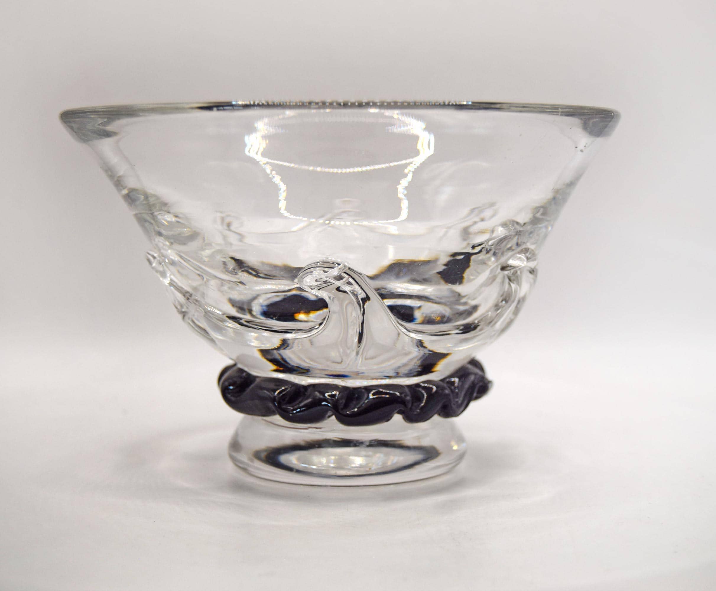 Daum, France Crystal Centerpiece Bowl - Etsy