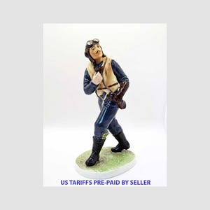 Rare Coalport RAF Airman from the King and Country Collection. Limited Edition.