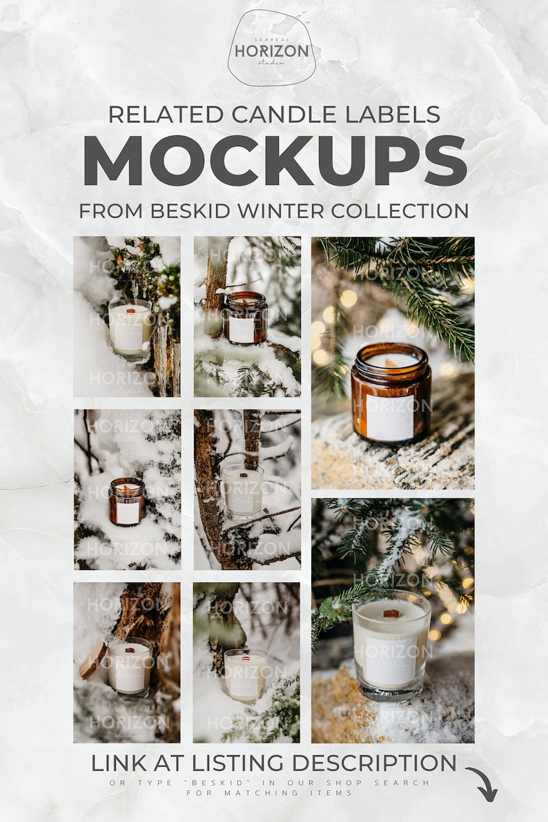 Front View Rustic Coupon, Voucher, Gift Certificate Cards Mockups, 8.5 X 3.5 Greenery Voucher