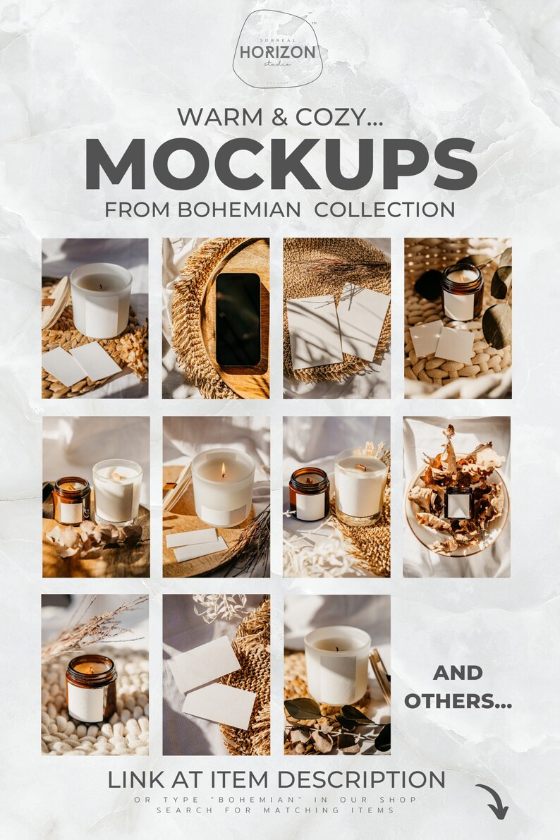 Front View Rustic Coupon, Voucher, Gift Certificate Cards Mockups, 8.5 X 3.5 Greenery Voucher