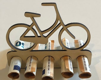 Birthday gift · Money gift ladies' bike · Wooden gifts · Gifts of money · original money gifts · Women's Bike