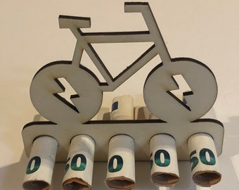 Birthday gift · Money gift E-Bike Bike V1 · Wooden gifts · Gifts of money · original money gifts · E-Bike