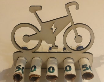 Cash gift for birthday · Cash gift E-Bike Bicycle V2 · Gifts made of wood · Cash gifts · Original cash gifts · E-Bike