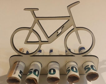 Birthday gift · Money gift E-Bike Bike V3 · Wooden gifts · Gifts of money · original money gifts · E-Bike