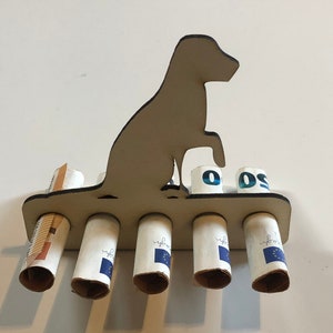 Geldgeschenk zum Geburtstag · Geldgeschenk Hund V1 · Geschenke aus Holz · Geldgeschenke · originelle Geldgeschenke · Hund v1
