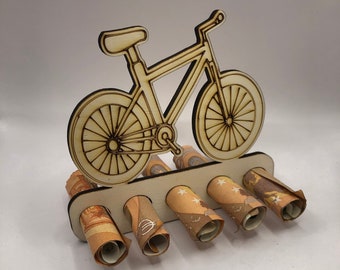 Birthday money gift · Money gift for cyclists · Wooden gifts · Money gifts · Original money gifts · Bicycle
