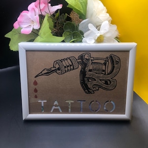 Geldgeschenk für ein Tattoo Geschenk zum verschenken, Weihnachten Geld, Geschenkkarte, Geldgeschenk, Geburtstag