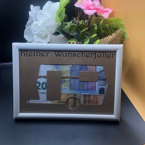 Geldcadeau caravan wensvervuller cadeau om te geven als verjaardag Kerstgeld, pensioen, camping cadeaubon