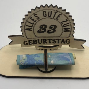 Money gift for 33rd birthday money gift gifts made of wood money gifts original money gifts 33
