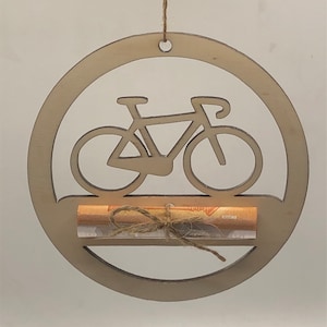 Anhänger Geldgeschenk zum Geburtstag · Geldgeschenk Fahrrad · Geschenke aus Holz · Geldgeschenke · originelle Geldgeschenke