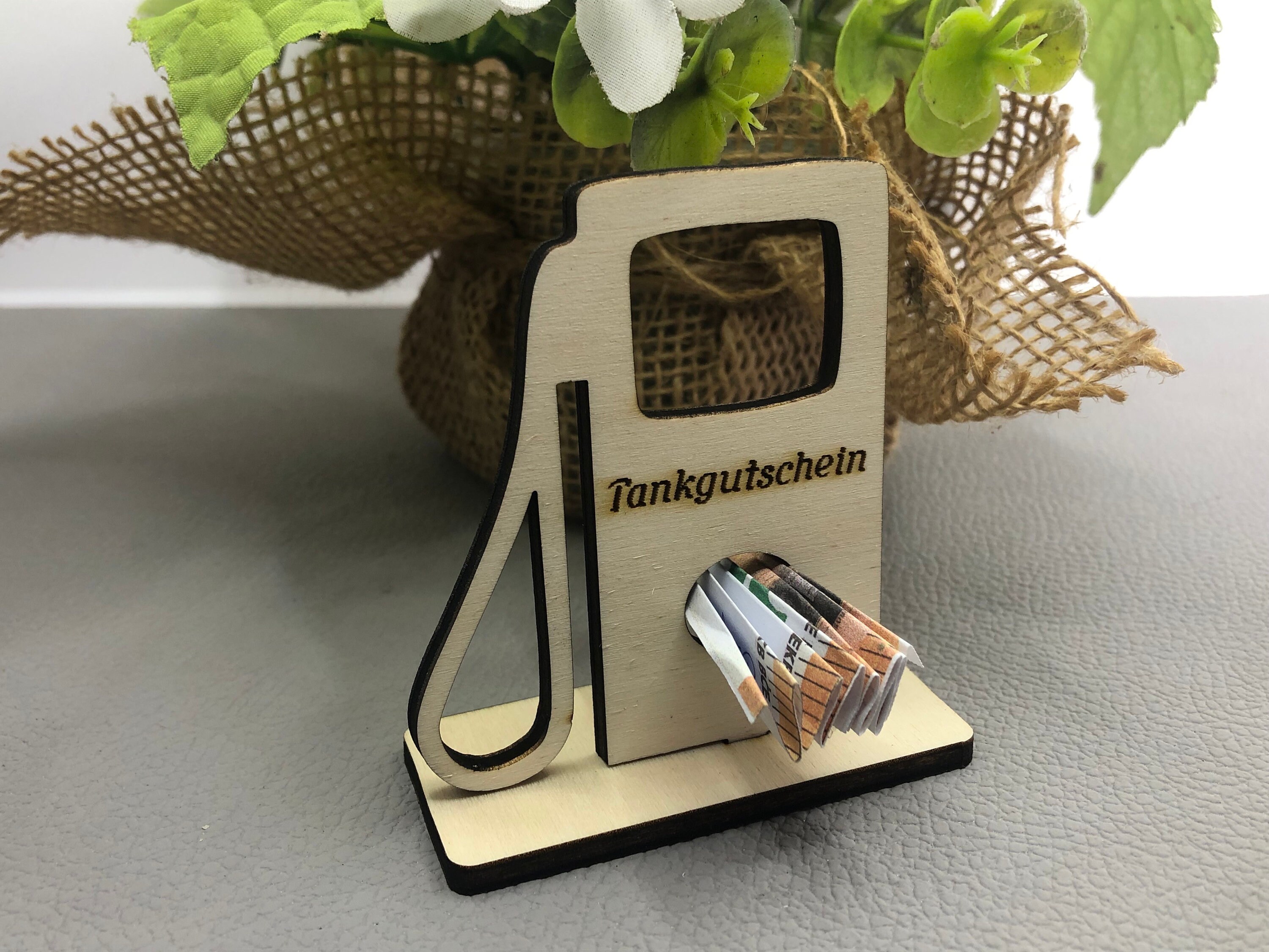 Geldgeschenk zum Tanken, Tankgutschein Geldgeschenk Geburtstag