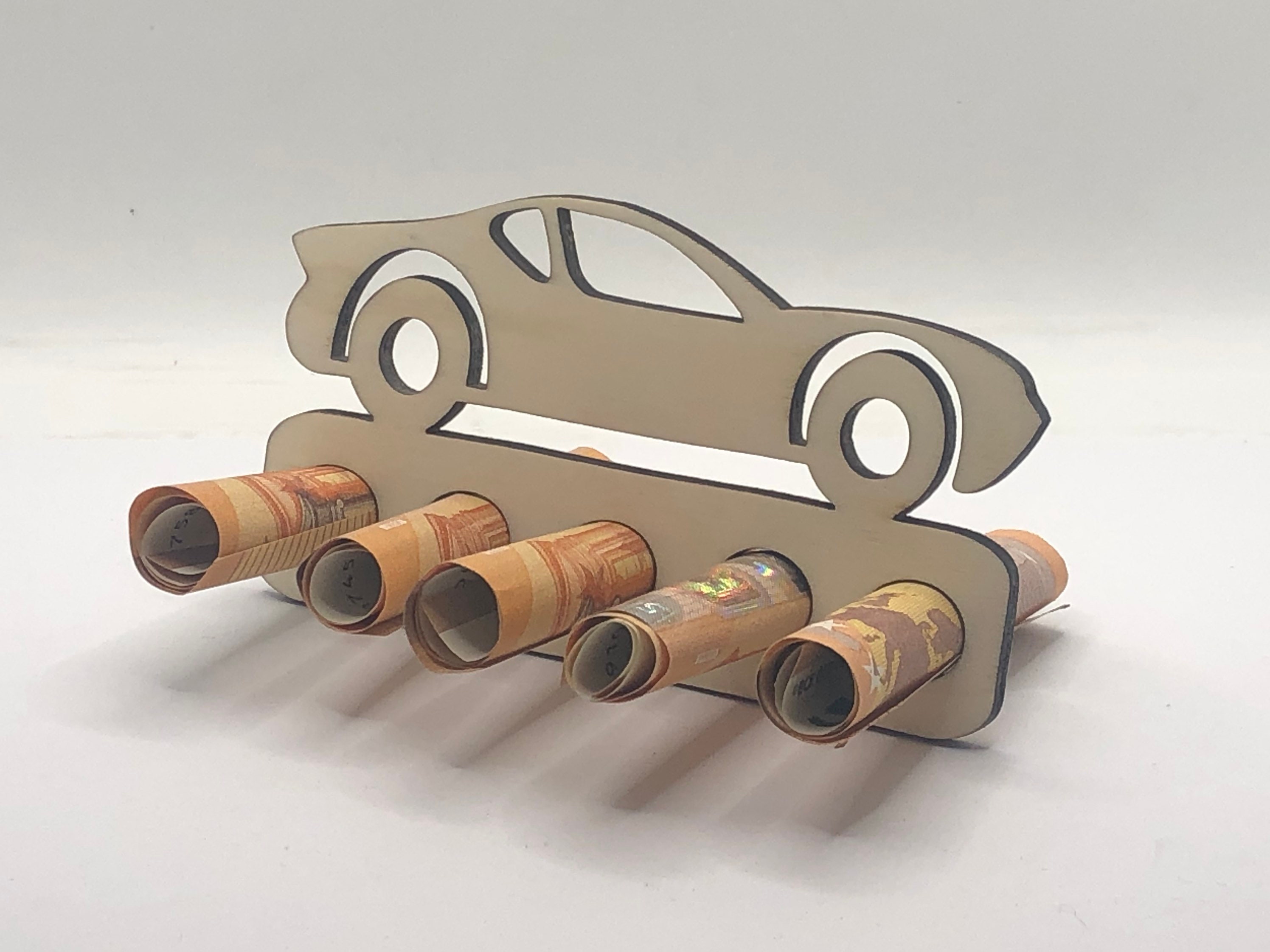 Geldgeschenk zum Geburtstag Auto Geldgeschenk Auto Geschenke aus Holz
