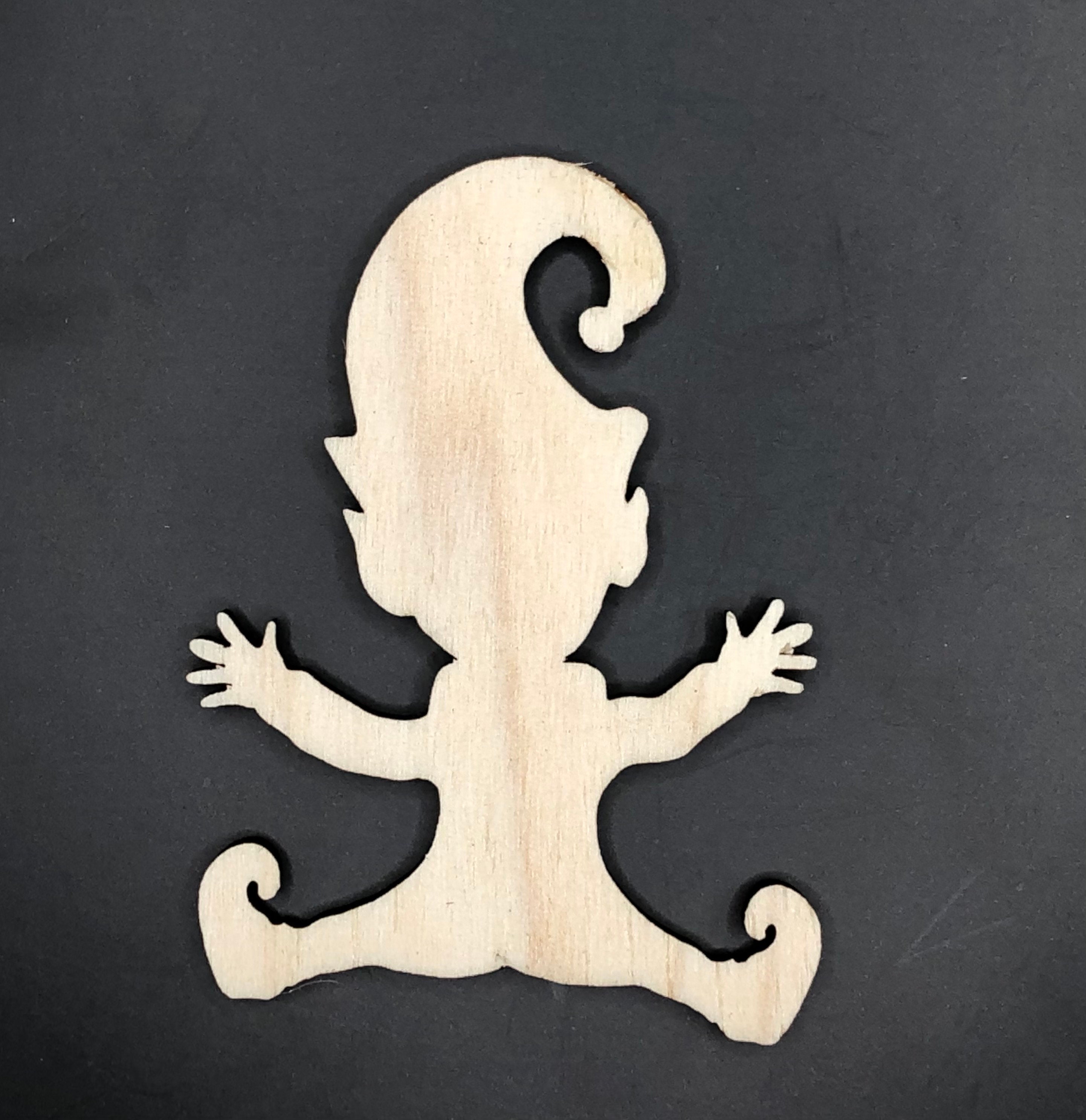 Wichtel Schablone für Fußspuren und Handabdrücke eines Wichtels