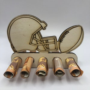 Geldgeschenk zum Geburtstag · Geldgeschenk Football · Geschenke aus Holz · Geldgeschenke · originelle Geldgeschenke v2