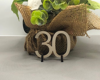 Chiffres Déco Anniversaire En Polystyrène 30x38x8 Cm – Lot De 2, Style Art Déco, Légers