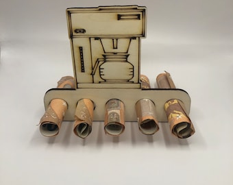 Regalo in denaro per il compleanno · Regalo in denaro per una macchina da caffè completamente automatica · Regali in legno · Regali in denaro · Regali in denaro originali ·