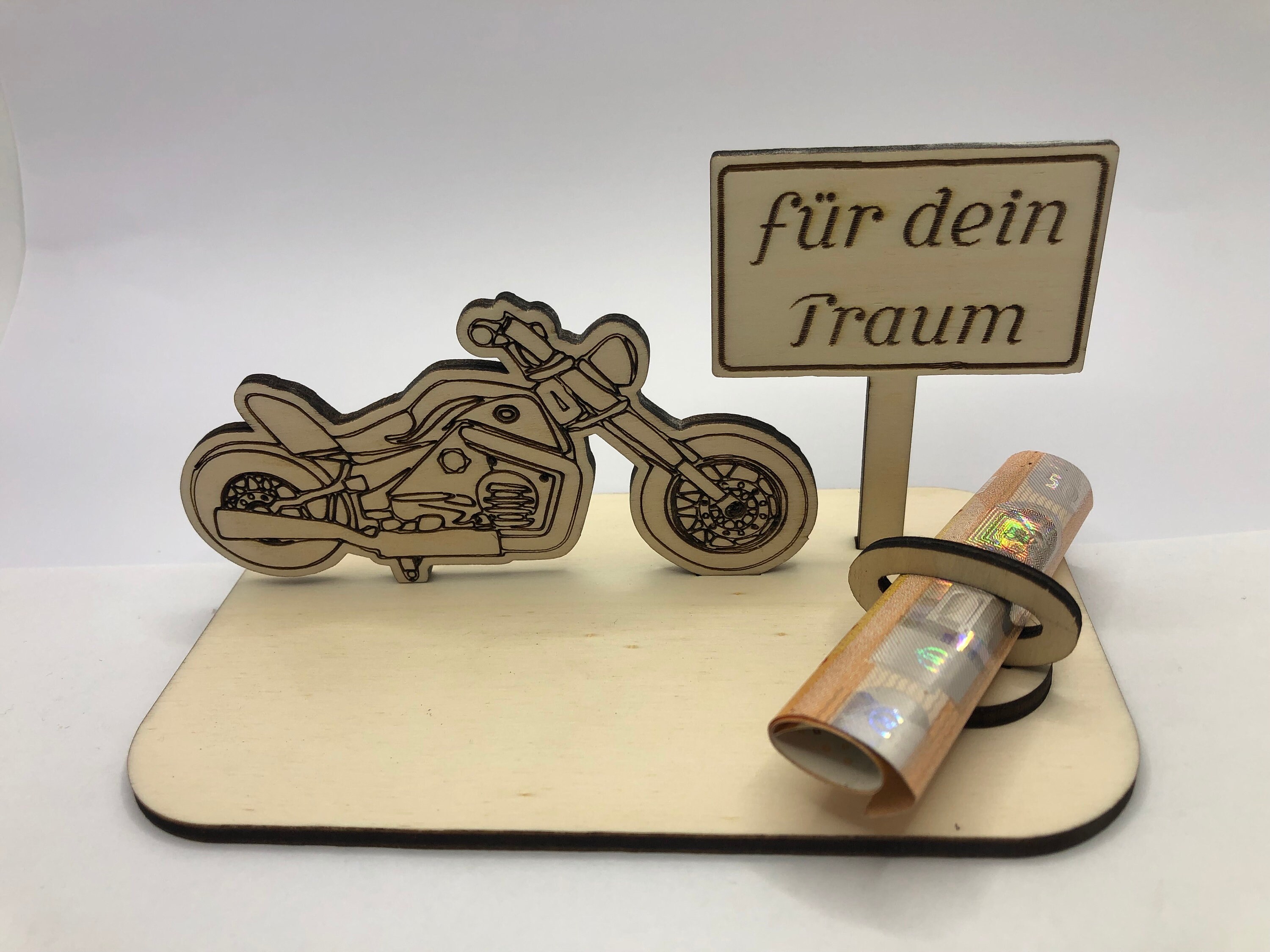 Chopper, Motorrad Geldgeschenk, Geschenk für jeden Anlass, Geburtstag