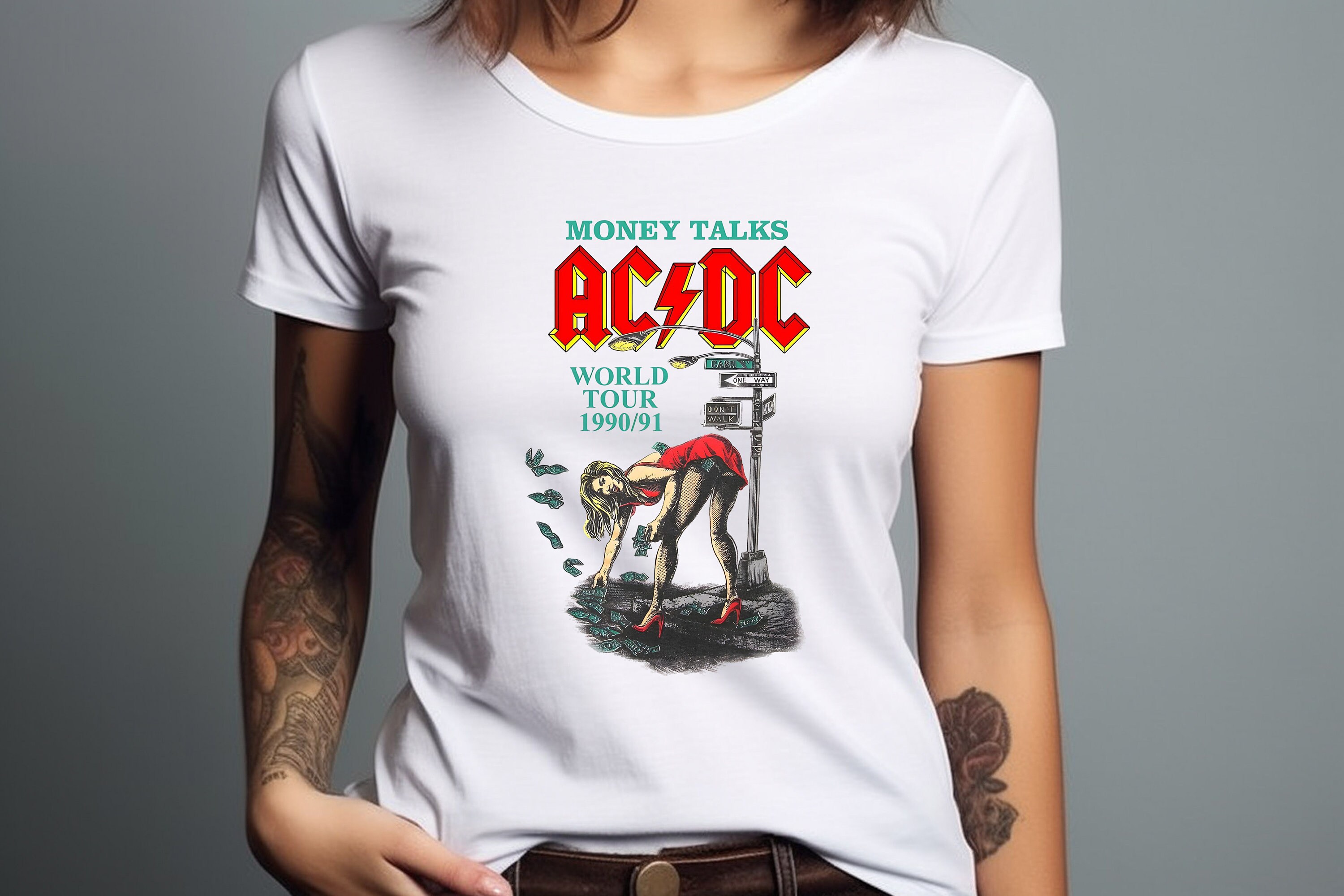 Ac dc tour t shirt Etsy Italia