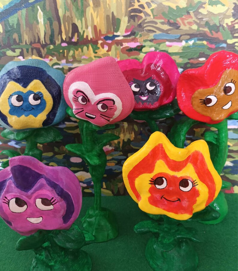 Alice im Wunderland Blumen Figuren Handarbeit - Etsy.de